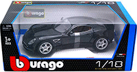 BBurago - Alfa 8C Competizione Hard Top (1/18 scale diecast model car, Black) 12077BK