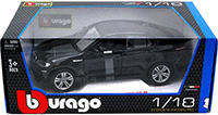 BBurago - BMW X6 M Hard Top (1/18 scale diecast model car, Black) 12081BK