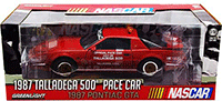 Greenlight Nascar - Pontiac GTA Hard Top (1987 Talladega 500 Pace Car, 1/18 scale diecast model car, Red) 12859
