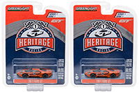 Show product details for Greenlight - Ford GT Racing Heritage Series 1 | 1967 Ford GT40 Mk IV Tribute #3 (2017, 1/64 scale diecast model car,  Orange) 13200F/48