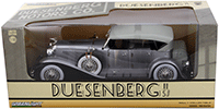 Show product details for Greenlight - Duesenberg II SJ (1/18 scale diecast model car, Silver) 13525