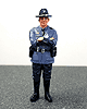 Show product details for American Diorama Figurine - State Trooper Tim Figure (1/24 scale, Blue) 16161