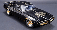 Show product details for Acme - Pontiac Firebird East Bound and Down Hard Top (1967, 1/18 scale diecast model car, Black) 1805207