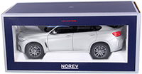 Show product details for Norev - BMW X6 M Hard Top (2015, 1/18 scale diecast model car, Silver) 183200