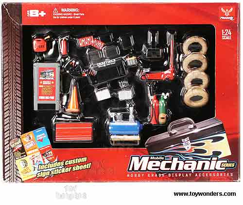 Mechanic and Garage Set Tools1:24 G Scale MWB! 