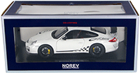 Show product details for Norev - Porsche 911 GT3 RS Hard Top (2010, 1/18 scale diecast model car, White) 187561