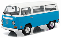 Show product details for Greenlight - Artisan LOST Volkswagen Type 2 Bus (1971, 1/18 scale diecast model car, Blue) 19011