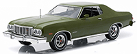 Show product details for Greenlight - Artisan Ford Gran Torino Hard Top (1976, 1/18 scale diecast model car, Green) 19018
