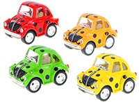 Show product details for Kinsmart - Little Beetle Ladybug (2", Scale diecast model car, Asstd.) 2001DBG