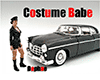 Show product details for American Diorama Figurine - Costume Babe Daphne (1/18 scale, Black) 23872