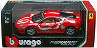 Show product details for BBurago Ferrari Race & Play - Ferrari F430 Fiorano Hard Top (1/24 scale diecast model car, Red) 26009R