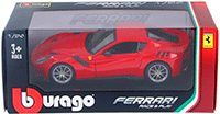 Show product details for BBurago Ferrari Race & Play - Ferrari F12 TDF (1/24 scale diecast model car, Red) 26021R