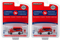 Show product details for Greenlight - Canada Post - Long-Life Postal Delivery Vehicle (LLV) with Mailbox Accessory (1/64 scale diecast model car, Red) 29889/48