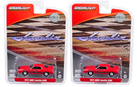 Greenlight - AMC Javelin AMX Red "Utica-Rome Speedway" Vernon, New York Official Pace Car (1972, 1/64 scale diecast model car, Red) 29948/48