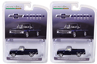 Show product details for Greenlight - Chevrolet® C-10 Performance Centennial Edition Pickup Truck (1967, 1/64 scale diecast model car, Metallic Dark Blue) 29974/48