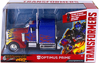 Show product details for  Jada Toys - Hollywood Rides | TRANSFORMERS Optimus Prime® Truck (1/24, diecast model car, Blue w/Red) 30446