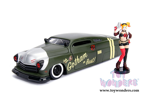 Jada Toys - Metals Die Cast | DC Comics Bombshells - Mercury with Harley Quinn™ Diecast Figure (1951, 1/24, diecast model toy, Matte Green) 30456