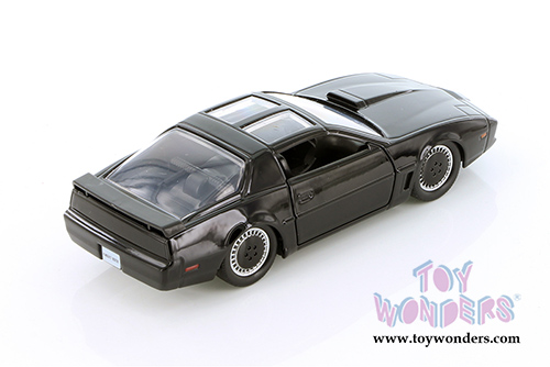 Jada Toys - Metals Die Cast | Knight Rider K.I.T.T.™ Pontiac® Firebird® Trans Am (1982, 1/32 scale diecast model car, Black) 30923DP1