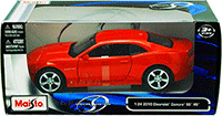 Show product details for Maisto - Chevrolet Camaro SS RS Hard Top (2010, 1/24 scale diecast model car, Orange) 31207OR