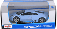 Show product details for Maisto - Lamborghini Murcielago LP640 Hard Top (1/24 scale diecast model car, Light Blue) 31292LB