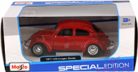 Show product details for Maisto - Volkswagen Beetle Hard Top (1/24 scale diecast model car, Red) 31926R
