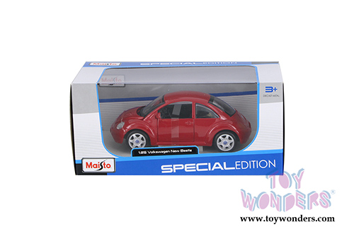 Maisto - Volkswagen New Beetle Hard Top (1/25 scale diecast model car, Red) 31975R
