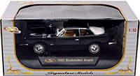 Signature Models - Studebaker Avanti Hard Top (1963, 1/32 scale diecast model car, Black) 32301BK