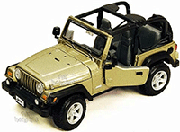 Show product details for Showcasts Collectibles - Jeep Wrangler Rubicon Convertible (1/27 scale diecast model car, Asstd.) 34245D