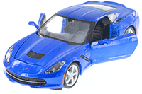 Show product details for Showcasts Collectibles - Chevrolet Corvette Stingray Hard Top (2014, 1/24 scale diecast model car, Asstd.) 34505