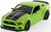 Show product details for Showcasts Collectibles - Ford Mustang Street Racer/ Ford Mustang GT Hard Top (2014/2015, 1/24 scale diecast model car, Asstd.) 34506/08