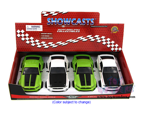 Showcasts Collectibles - Ford Mustang Street Racer Hard Top (2014, 1/24 scale diecast model car, Asstd.) 34506