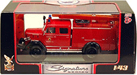 Show product details for Yatming - Magirus-Deutz 150 D 10 F TLF16 Fire Engine Freiwillige Feuerwehr (1964, 1/43 scale diecast model car, Red) 43015