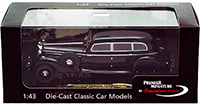 Show product details for Signature Models Premier Miniature - Mercedes-Benz 770 "Grober Mercedes" Pullman Limousine (1938, 1/43 scale diecast model car, Black) 43701