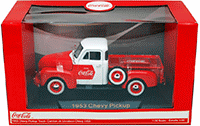 Motor City Coca-Cola - Chevy Pick Up (1953, 1/32 scale diecast model car,  White w/Red) 440664