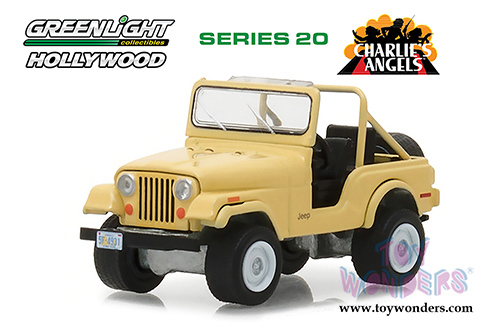 Greenlight - Hollywood Series 20 | Jeep CJ-5 Charlie's Angels (1/64 scale diecast model car, Yellow) 44800C/48
