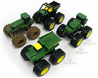 Show product details for Tomy ERTL Monster Treads - Rev & Go Vehicles Sets (Diecast model car, Asstd) 46198A