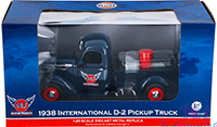 First Gear - GULF Aviation Products -  International® D-2 PickUp Truck (1938, 1/25 scale diecast model car, Dark Blue) 49-0312