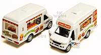 Show product details for Kinsmart - Fast Food Truck (5", White) 5257D