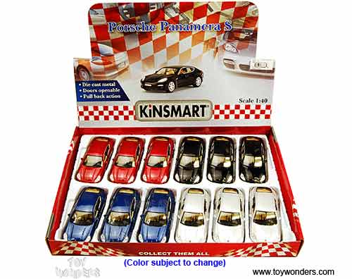 Kinsmart - Porsche Panamera S Hard Top (1/40 scale diecast model car, Asstd.) 5347D