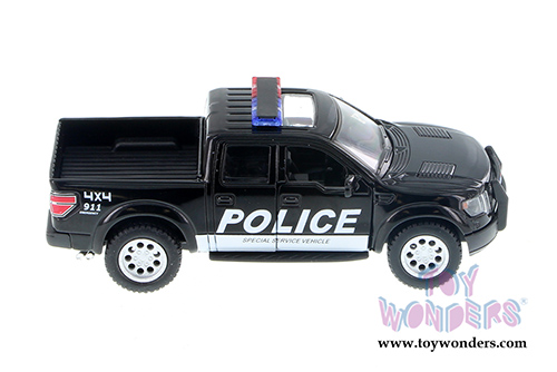 Kinsmart - Ford F-150 SVT Raptor SuperCrew Pickup w/ Sunroof - Police (2013, 1/46 scale diecast model car, Asstd.) 5365DPR/P
