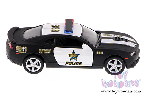 Kinsmart - Chevrolet Camaro Police Hard Top (2014, 1/38 scale diecast model car, Black) 5383DP