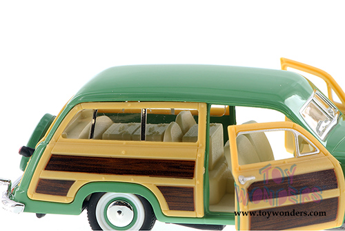 Kinsmart - Ford Woody Wagon Hard Top (1949, 1/40 scale diecast model car, Asstd.) 5402D
