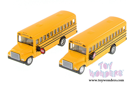 Kinsmart - School Bus (6.5", Yellow) 6501D
