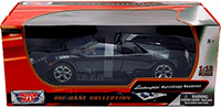 Show product details for Motormax - Lamborghini Murcielago Roadster Convertible (2004, 1/18 scale diecast model car, Black) 73169BK/4