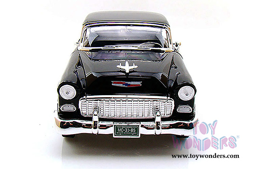 Motormax Timeless Classics - Chevy Bel Air Coupe (1955, 1/18 scale diecast model car, Black) 73185TC/BK
