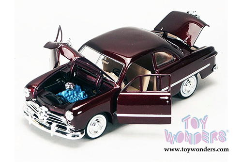Showcasts Collectibles - Ford Coupe Hard Top  (1949, 1/24 scale diecast model car, Burgundy) 73213