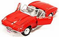 Show product details for Showcasts Collectibles - Chevy Corvette Convertible (1967, 1/24 scale diecast model car,  Asstd.) 73224/16D