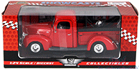 Show product details for Showcasts Collectibles - Ford Pick Up Tow Truck (1940, 1/24 scale diecast model car, Red) 73234T/R