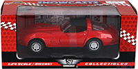 Show product details for Showcasts Collectibles - Chevy Corvette (1979, 1/24 scale diecast model car, Red) 73244