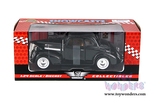 Showcasts Collectibles - Chevrolet Coupe Hard Top  (1939, 1/24 scale diecast model car, Black) 73247AC/BK